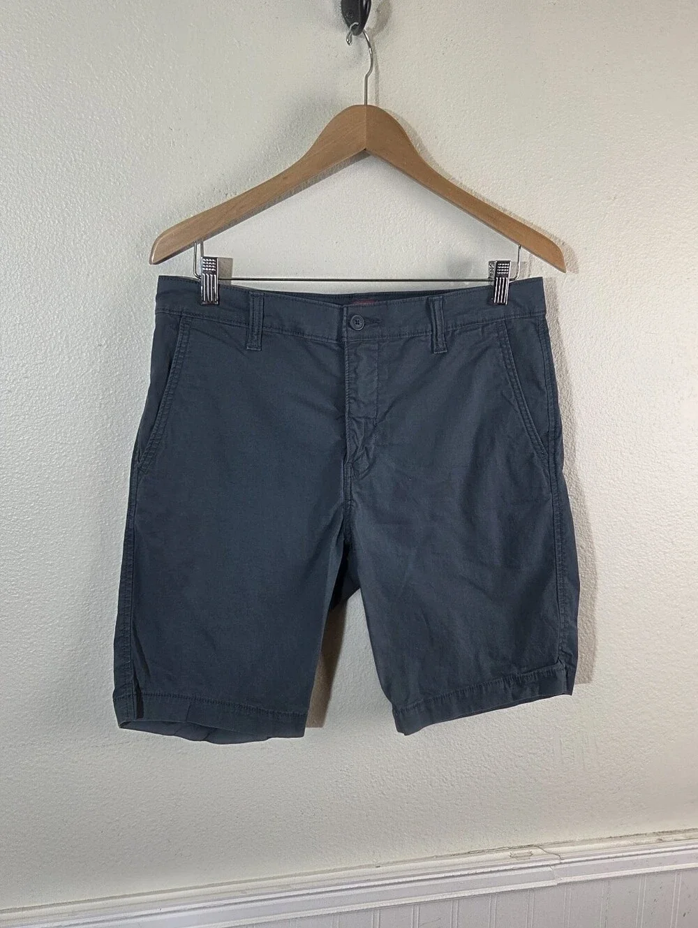 Levi's XX Chino Men's Shorts 32 Blue Stretch Cotton Chino Preppy Flat Front 9